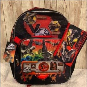 Jurassic World 5pc Backpack Set